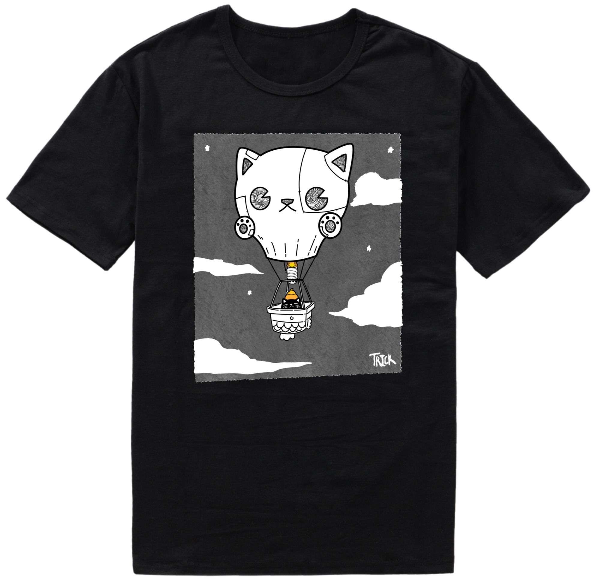 Balloon Neko Tee Black 2023