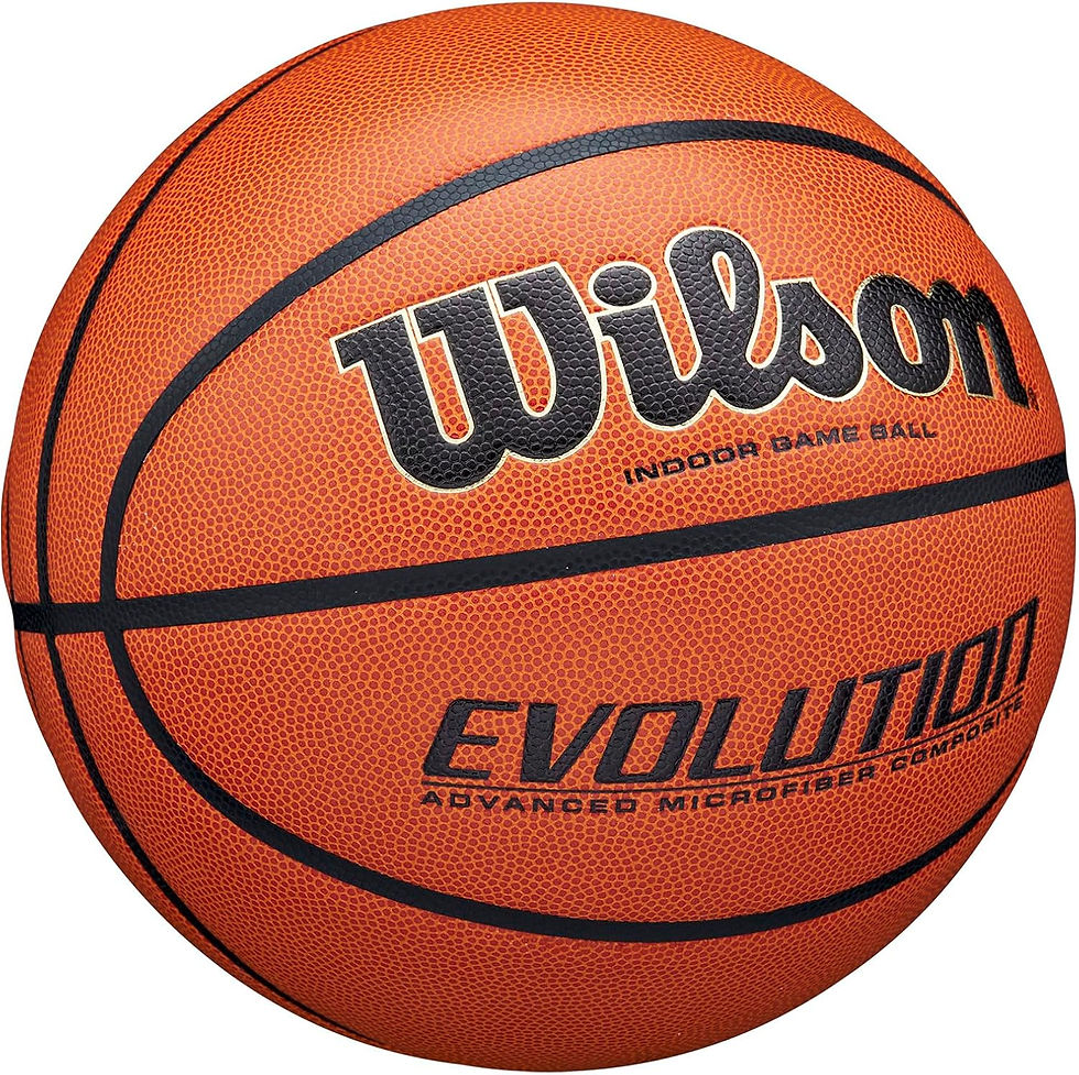 Thumbnail: WILSON Evolution Indoor Game Basketballs - Size 5, Size 6 and Size 7