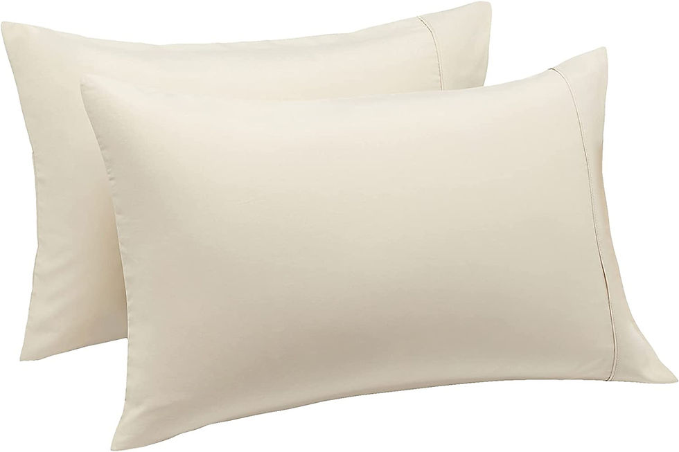 Thumbnail: Amazon Basics Lightweight Super Soft Easy Care Microfiber Pillowcase, Standard,