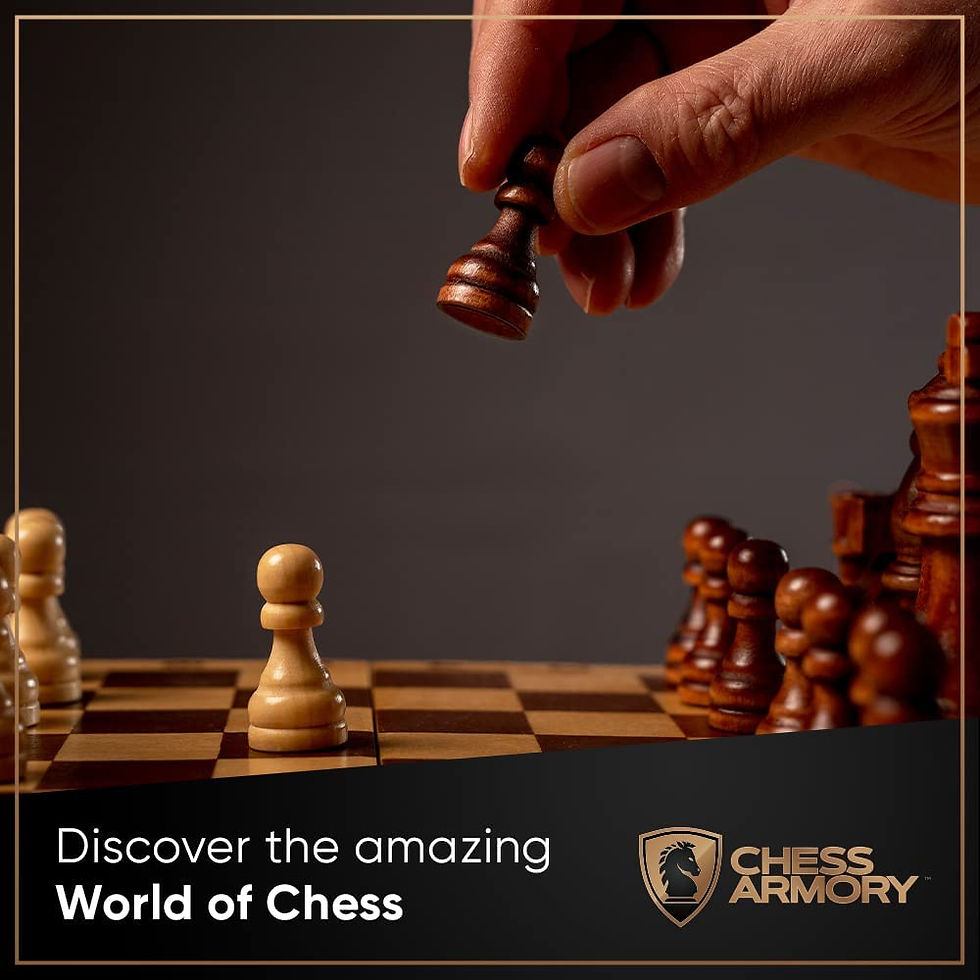 Thumbnail: Chess Sets by Chess Armory - 15 Inch Wooden Chess Set Board Game for Adults and