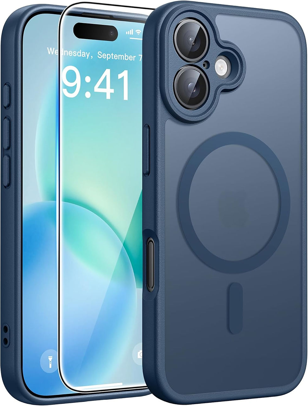 Thumbnail: FNTCASE for iPhone 16 Pro Case: [Compatible with Magsafe] Translucent Matte Cas
