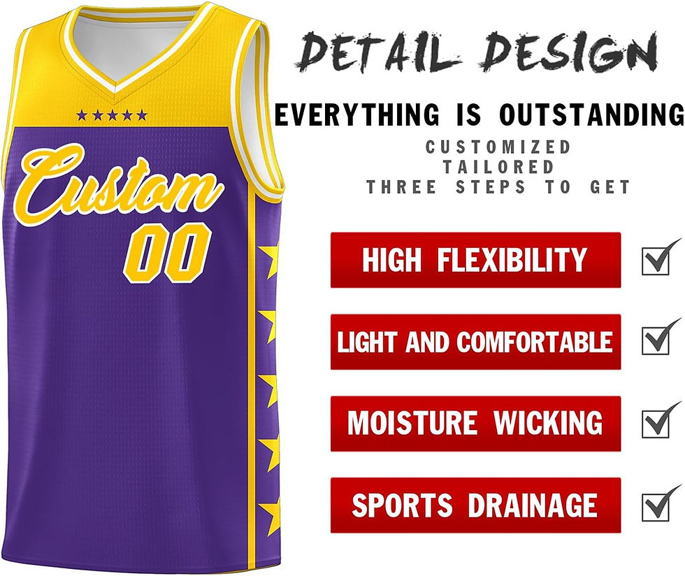 Thumbnail: Custom Basketball Jersey Uniform Personalized Sportswear Printed Any Name Numbe