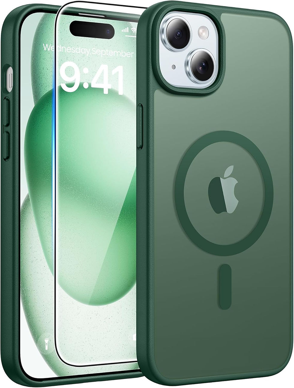Thumbnail: FNTCASE for iPhone 16 Pro Case: [Compatible with Magsafe] Translucent Matte Cas