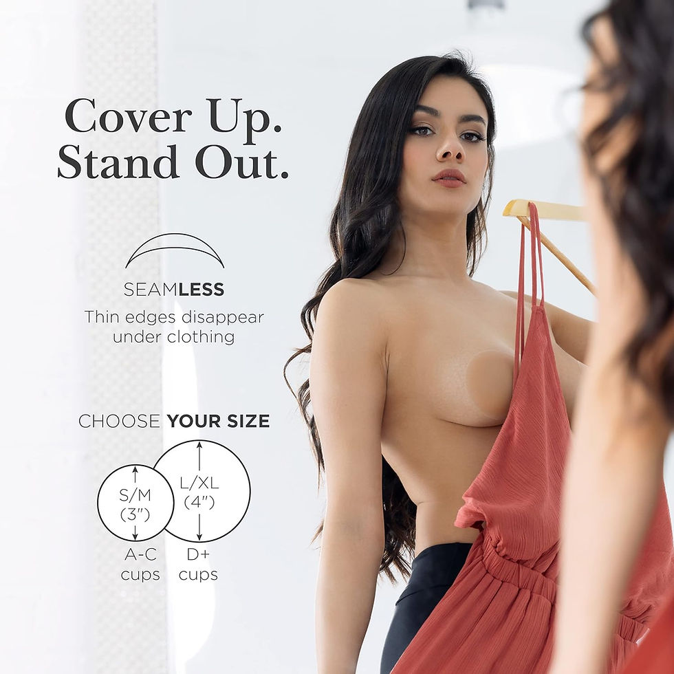 Thumbnail: Nippies Nipple Cover - Sticky Adhesive Silicone Nipple Pasties - Reusable Pasty