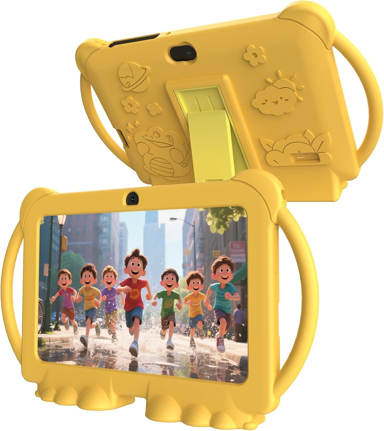 PEICHENG Kids Tablet 7 inch Android 12.0 for Toddler, 4GB RAM 32GB ROM Bluetoot