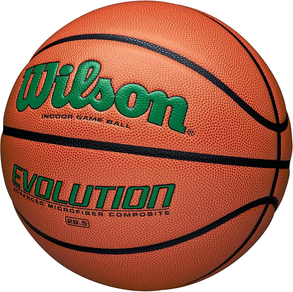 Thumbnail: WILSON Evolution Indoor Game Basketballs - Size 5, Size 6 and Size 7
