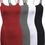 Thumbnail: ShezPretty 4 Pack - Women's Basic Cami with Adjustable Spaghetti Straps Tank Top
