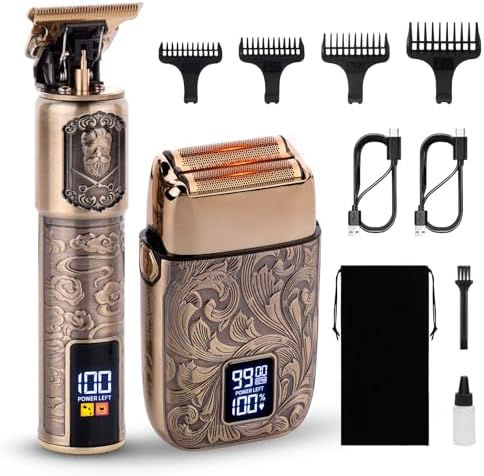 Thumbnail: Ufree Foil Shavers Electric Razor for Men, Beard Trimmer Grooming Shaving Kit, 