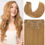Thumbnail: Loxxy Clip in Hair Extensions 14inch Strawberry Blonde Seamless Hair Extensions