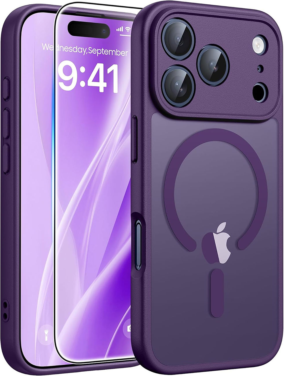 Thumbnail: FNTCASE for iPhone 16 Pro Case: [Compatible with Magsafe] Translucent Matte Cas