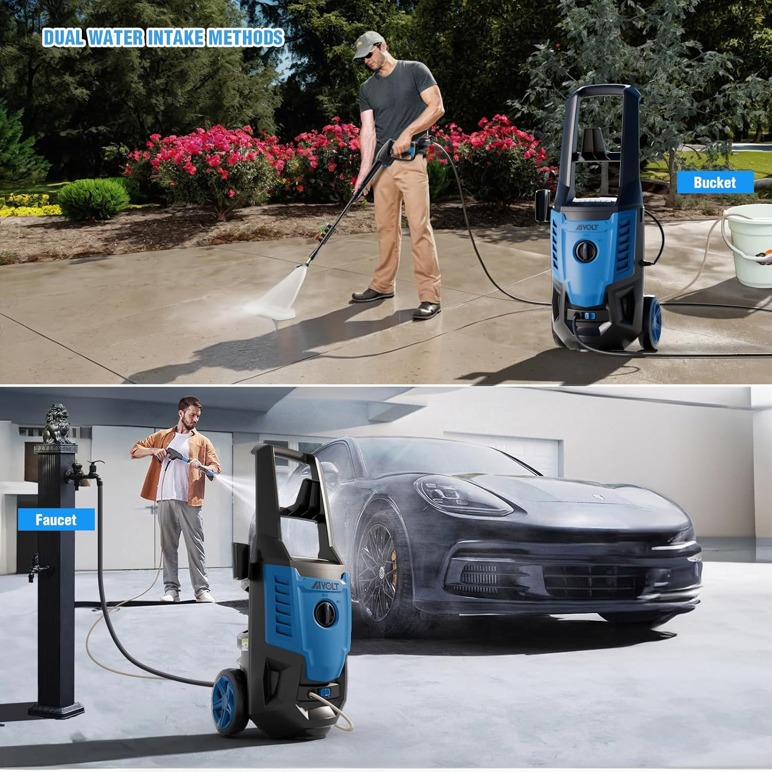 AIVOLT Electric Pressure Washer 4000PSI High Pressure Washer Electric Powered P
