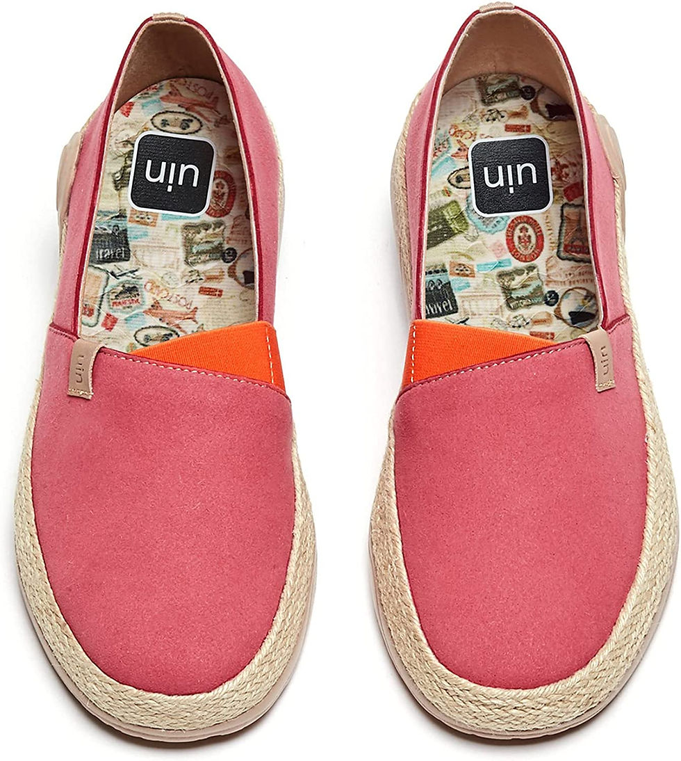 Thumbnail: UIN Women's Espadrilles Slip Ons Knitted Lightweight Walking Casual Loafers Com