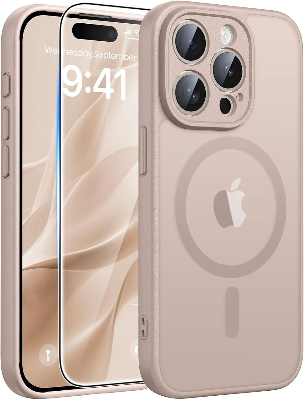Thumbnail: FNTCASE for iPhone 16 Pro Case: [Compatible with Magsafe] Translucent Matte Cas