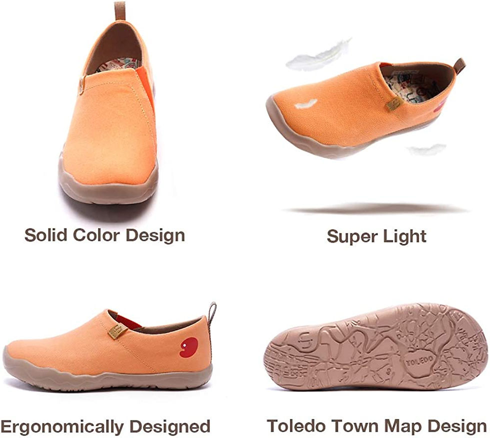 Thumbnail: UIN Women's Slip Ons Canvas Lightweight Flats Sneakers Walking Casual Loafers S