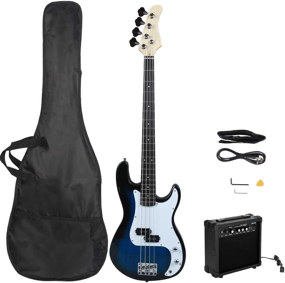 Thumbnail: Ktaxon 4 String Electric Bass Guitar, PB-Style Full Size Standard Right Handed 