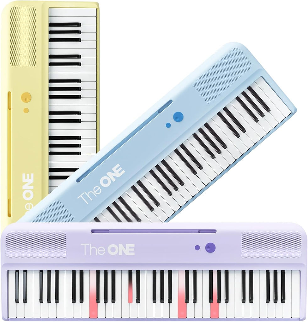 Thumbnail: The ONE Smart Keyboard COLOR 61 Lighted Keys Piano Keyboard, Electric Piano for
