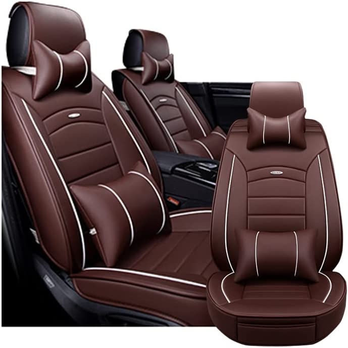 Thumbnail: LOOVIU Car Seat Covers for Cadillac SRX 2004-2016 Leather Car Seat Covers ,Full