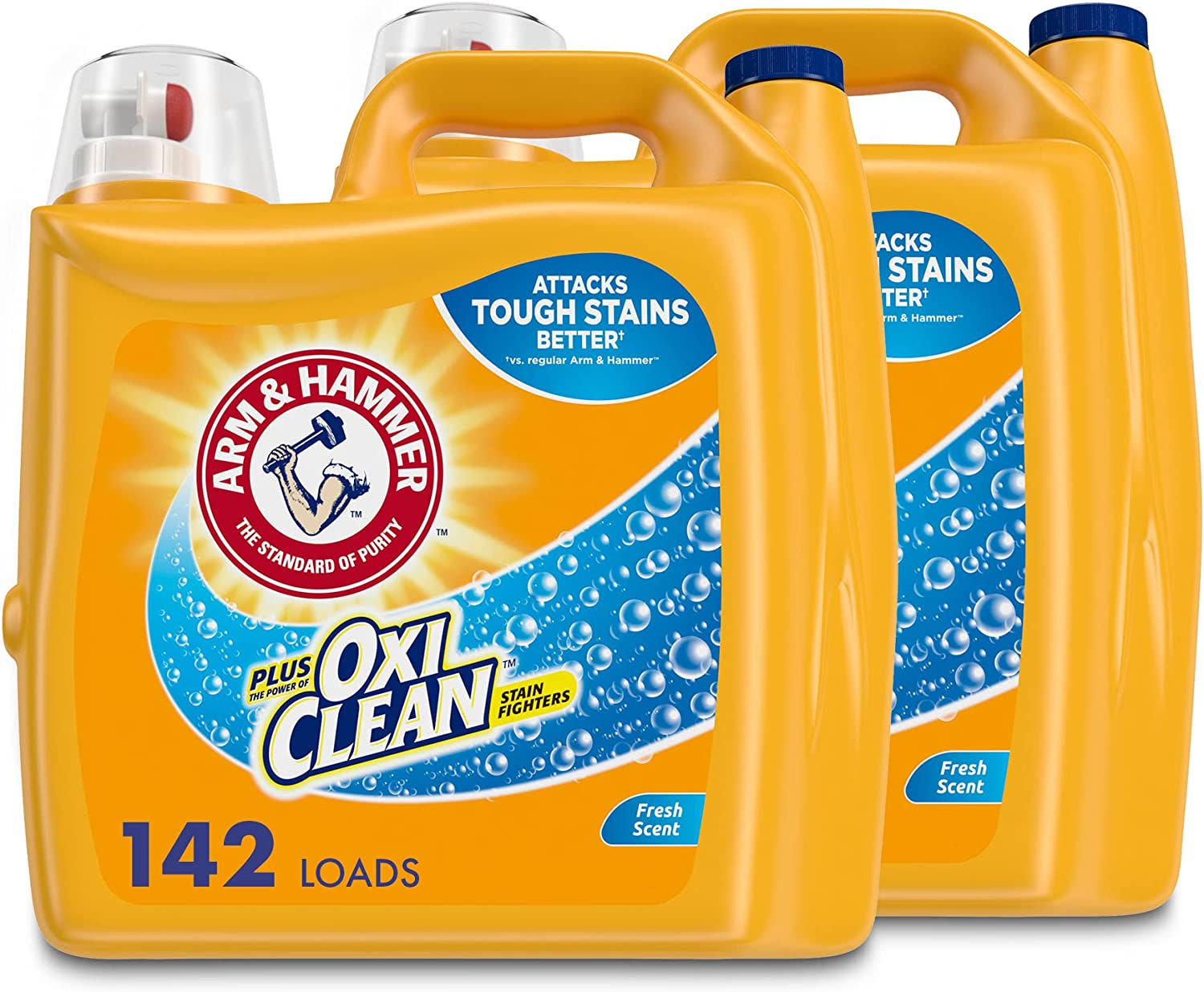 Arm Hammer OxiClean Fresh Scent, 284 Loads, Laundry Detergent, 447.4 Fl oz