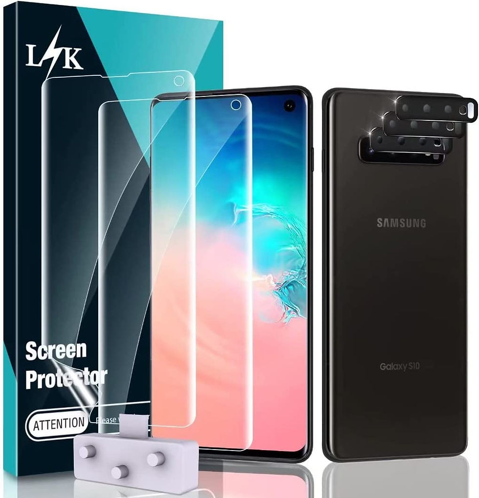 Thumbnail: [2+3 Pack] LϟK Designed for Samsung Galaxy S10, 2 Pcs Flexible TPU Screen Prote