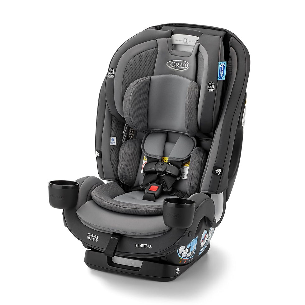 Thumbnail: Graco Slimfit 3-in-1 Convertible Car Seat, Ultra-Space-Saving Design, Darcie 2.