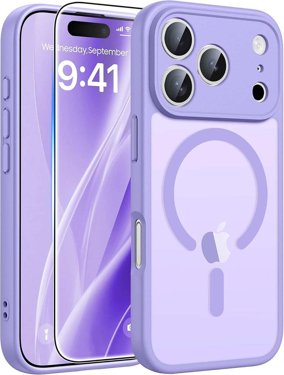 Thumbnail: FNTCASE for iPhone 16 Pro Case: [Compatible with Magsafe] Translucent Matte Cas