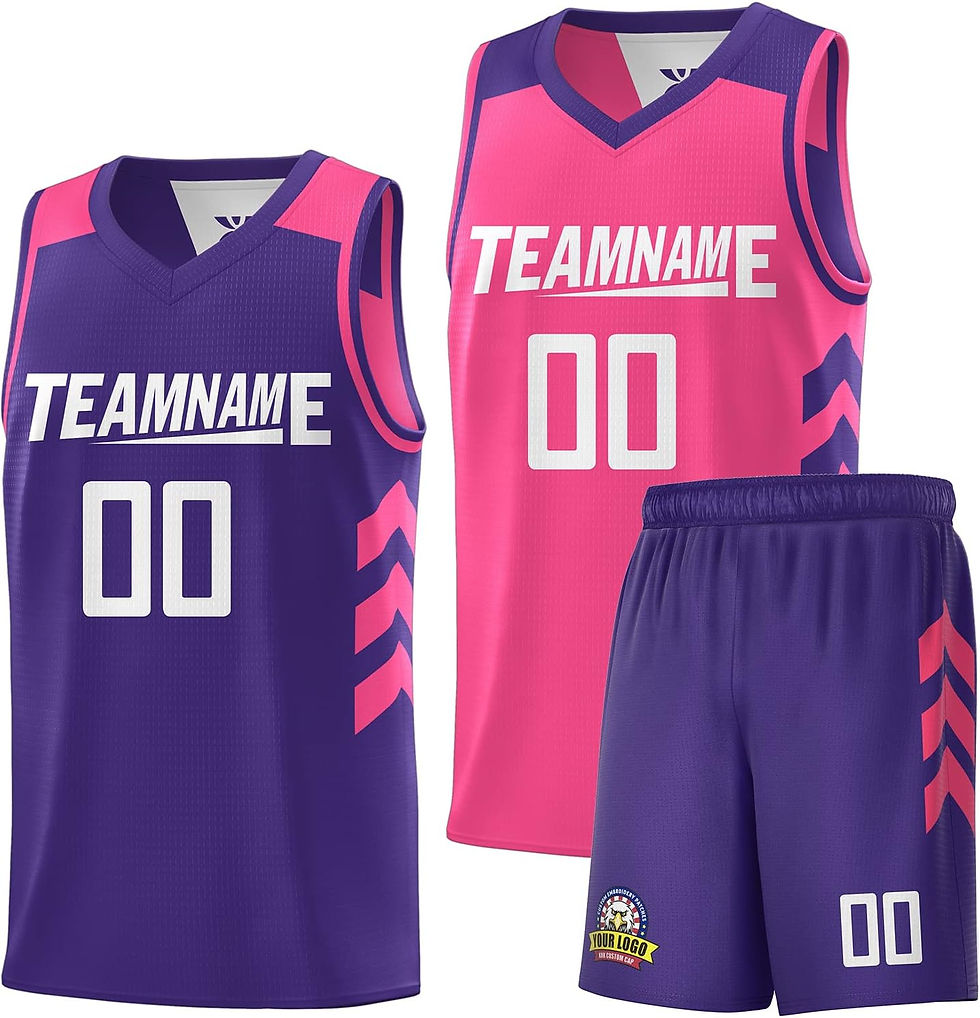 Thumbnail: Custom Reversible Basketball Jersey 90s Hip Hop Sports Shirts Printed Name Numb