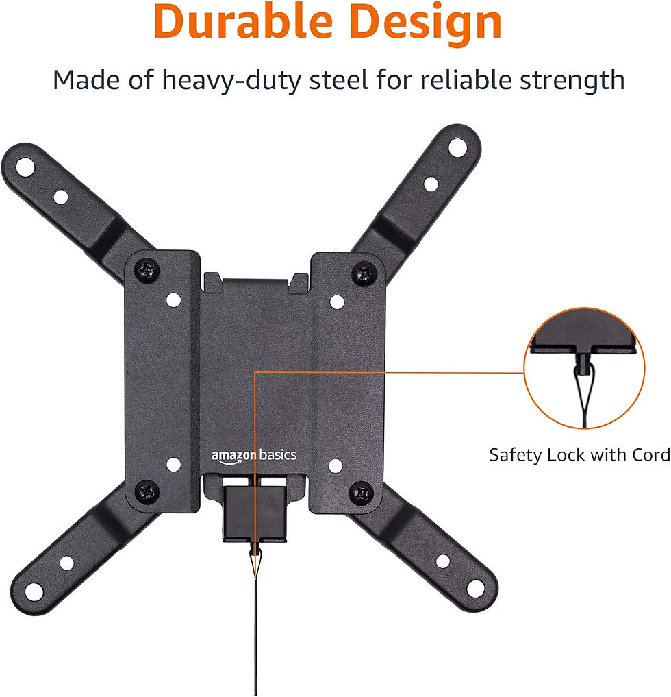 Thumbnail: Amazon Basics Full Motion Articulating TV Wall Mount, with Swivel and Tilt, for