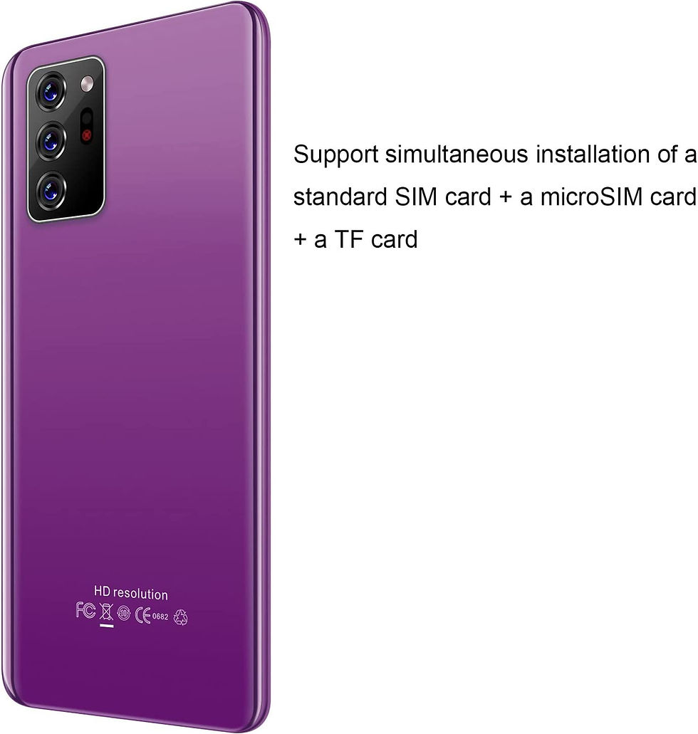 Thumbnail: 5.72in HD Full Screen Smart Phone, Note30 Plus Unlocked Smartphones, Dual Cards