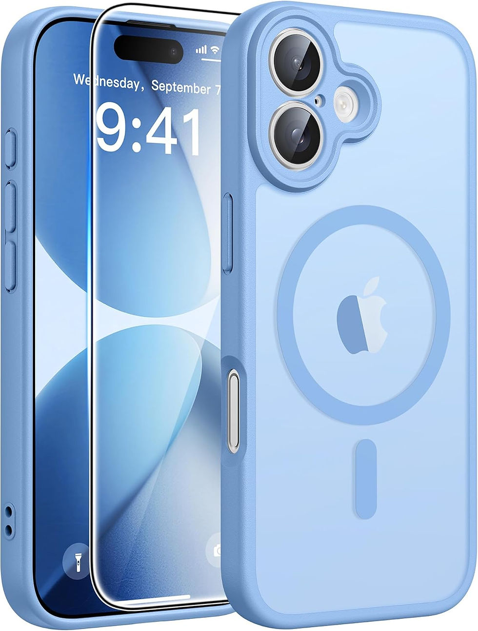 Thumbnail: FNTCASE for iPhone 16 Pro Case: [Compatible with Magsafe] Translucent Matte Cas