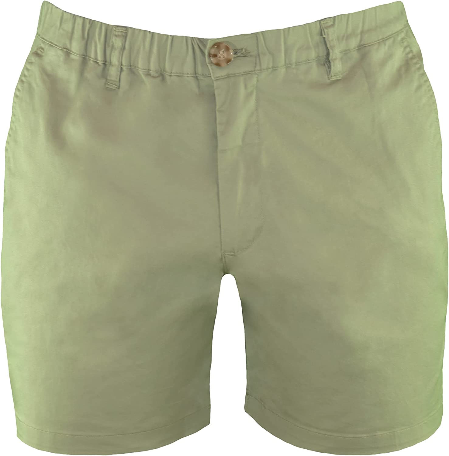 Meripex Apparel Men's 4" Inseam Elastic-Waist Casual Stretch Short Shorts