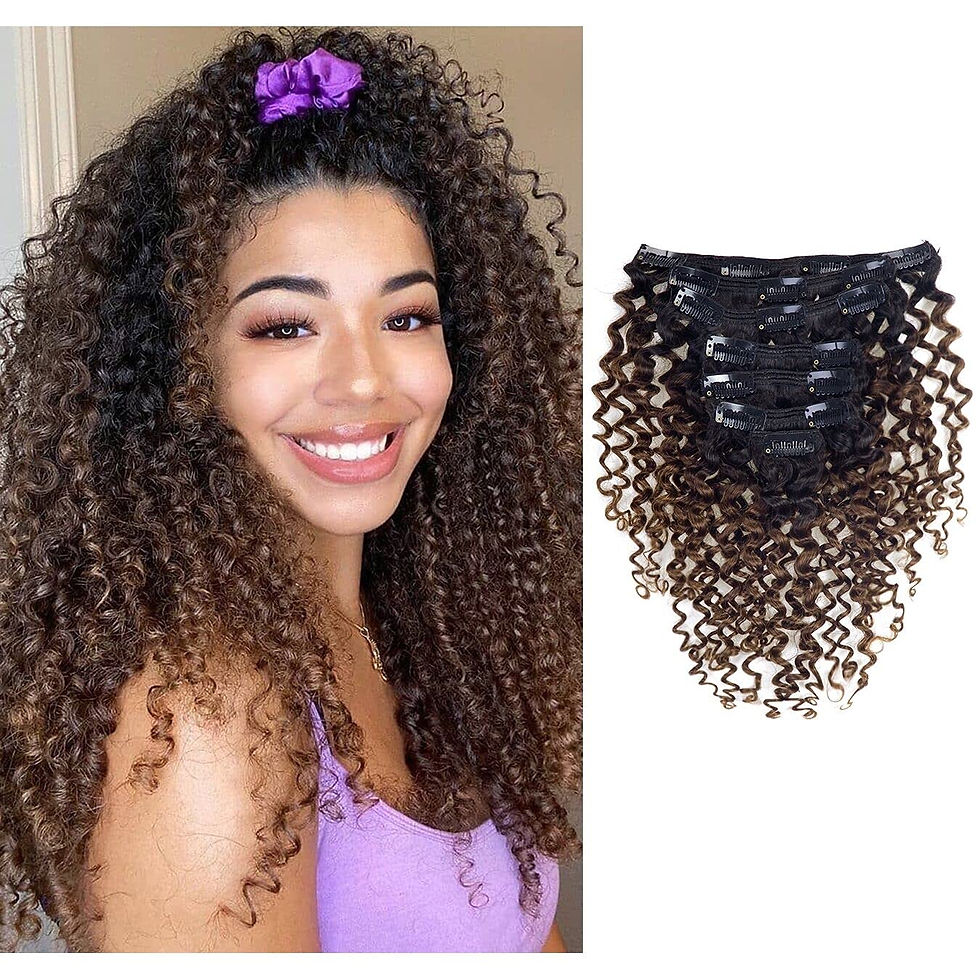 Thumbnail: Loxxy Clip in Human Hair Extensions #27 Strawberry Blonde Real Human Hair 14inc