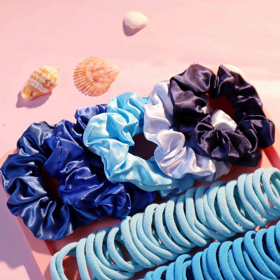Thumbnail: YANRONG 755PCS Hair Accessories for Woman Set Seamless Ponytail Holders Variety