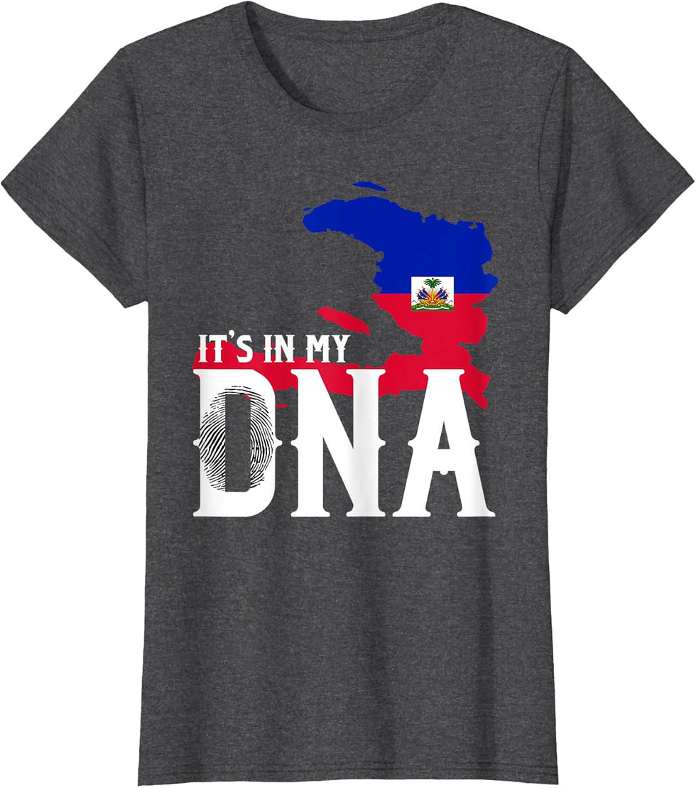 Thumbnail: It's In My DNA Fingerprint | Prideful Haitian Gift T-Shirt