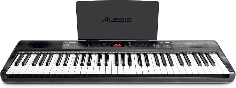 Thumbnail: Alesis Melody 61 MK4 Keyboard Piano for Beginners with 61 Keys, Speakers, Stand