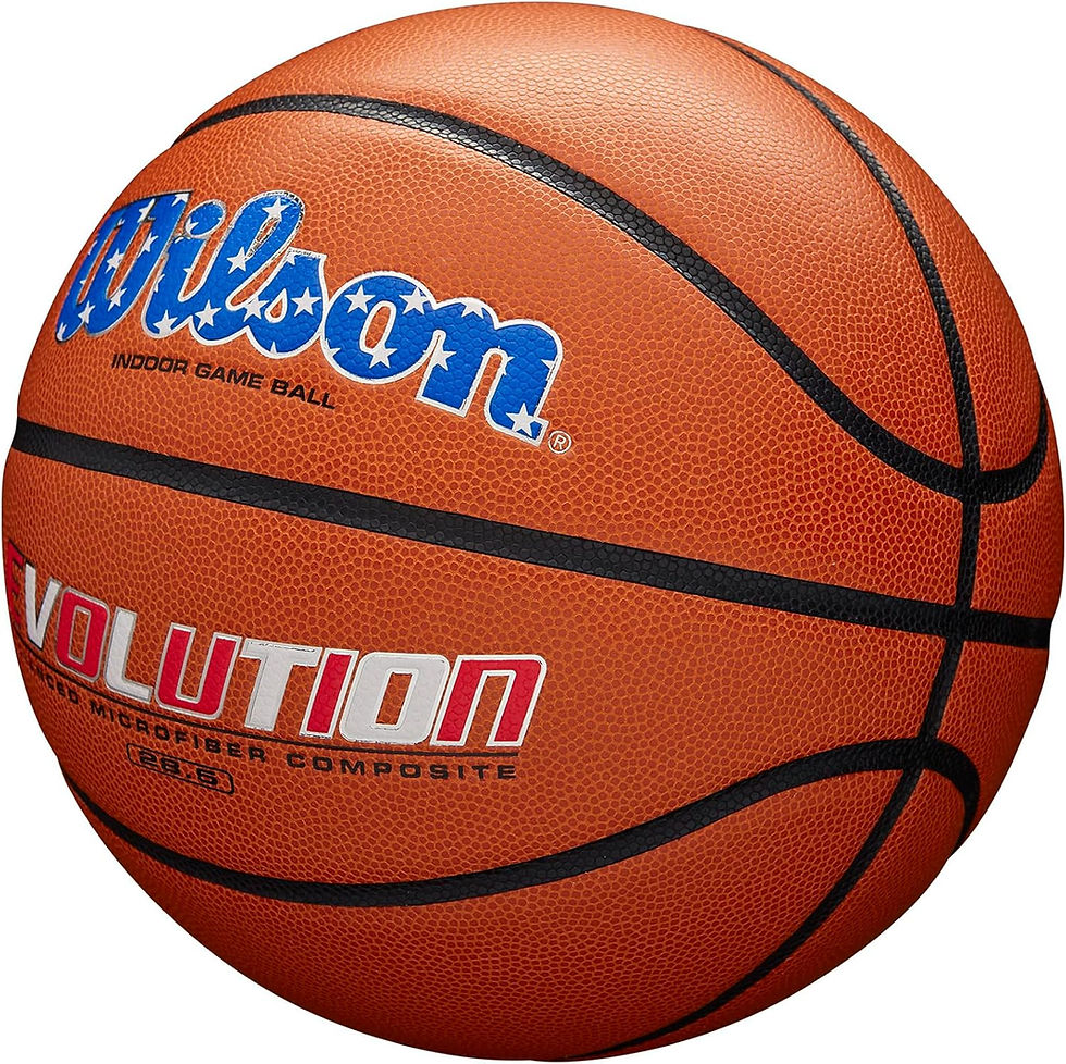 Thumbnail: WILSON Evolution Indoor Game Basketballs - Size 5, Size 6 and Size 7
