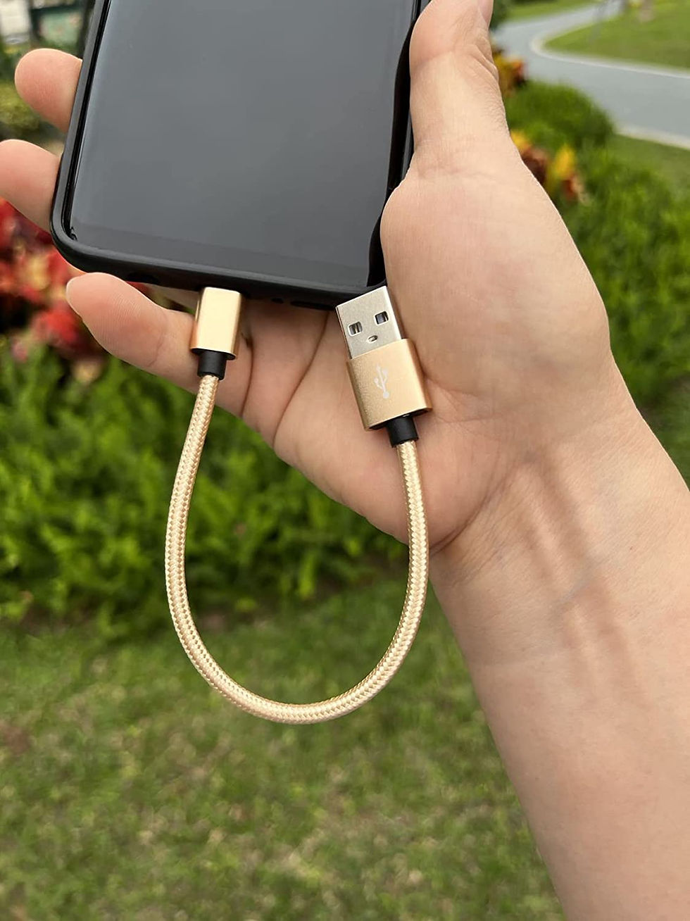 Thumbnail: Short USB C Cable [4-Pack 8 inch], SUMPK 3A Fast Charging USB 2.0 Data Transfer