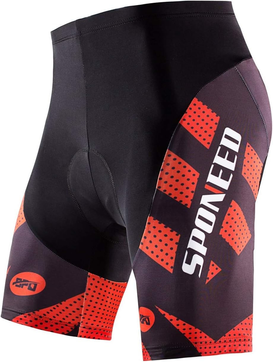 Thumbnail: sponeed Men's Cycling Shorts Padded Bicycle Riding Pants Bike Biking Clothes Cy