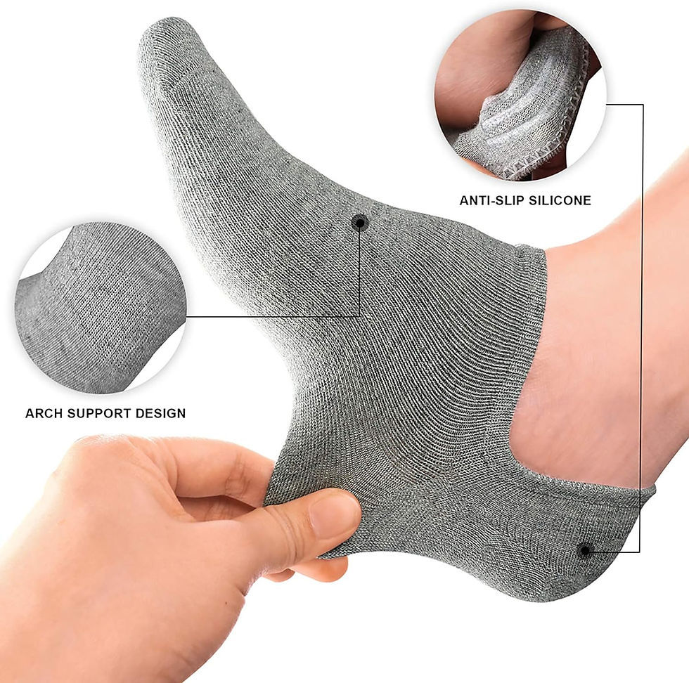 Thumbnail: wernies No Show Socks Women Low Socks Non Slip Flat Boat Line 4/8 Pairs