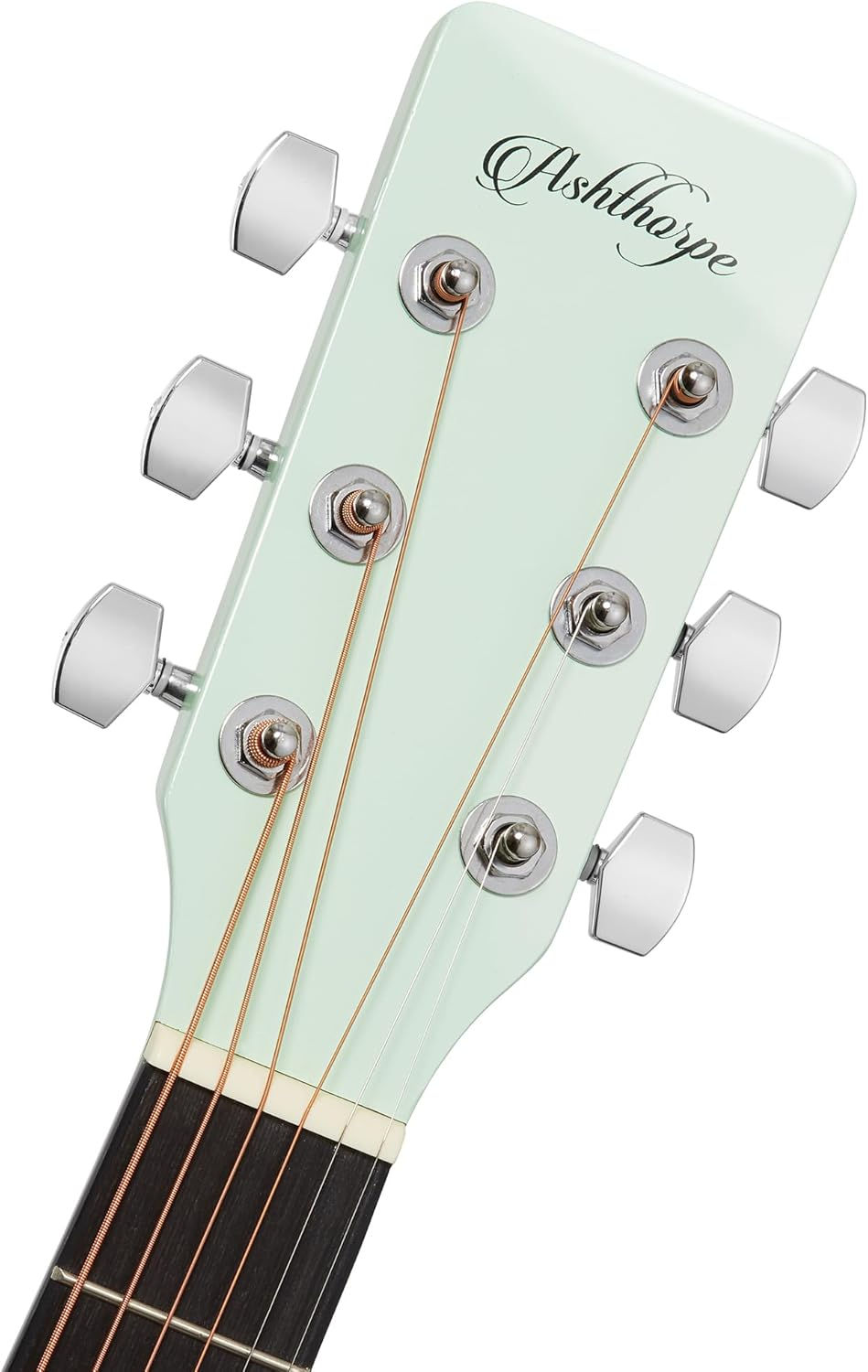 Thumbnail: Ashthorpe Full-Size Cutaway Thinline Acoustic-Electric Guitar Package - Premium