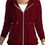 Thumbnail: Nimsruc Zip Up Hoodies For Women Long Sleeve Casual