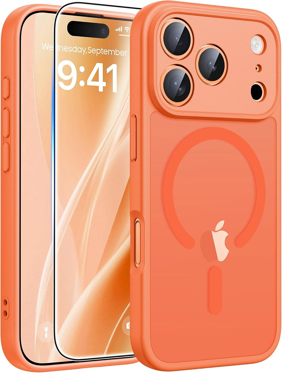 Thumbnail: FNTCASE for iPhone 16 Pro Case: [Compatible with Magsafe] Translucent Matte Cas