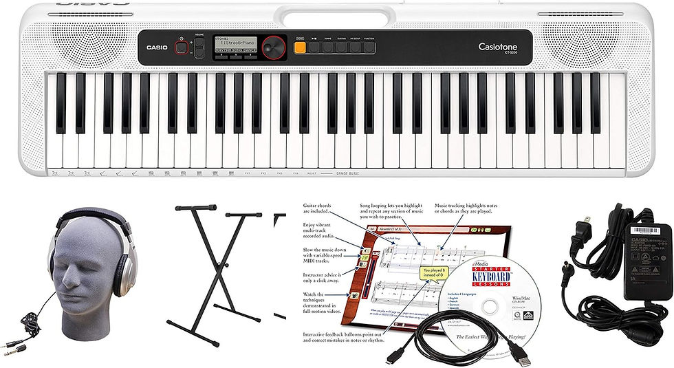 Thumbnail: Casio Casiotone CT-S200BK 61-Key Portable Keyboard (Black)