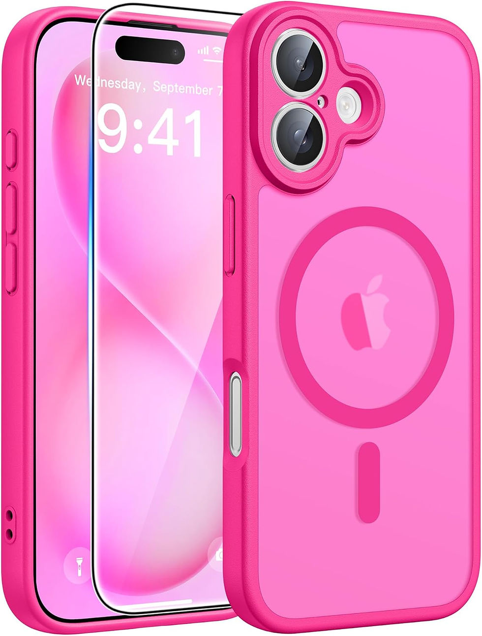 Thumbnail: FNTCASE for iPhone 16 Pro Case: [Compatible with Magsafe] Translucent Matte Cas