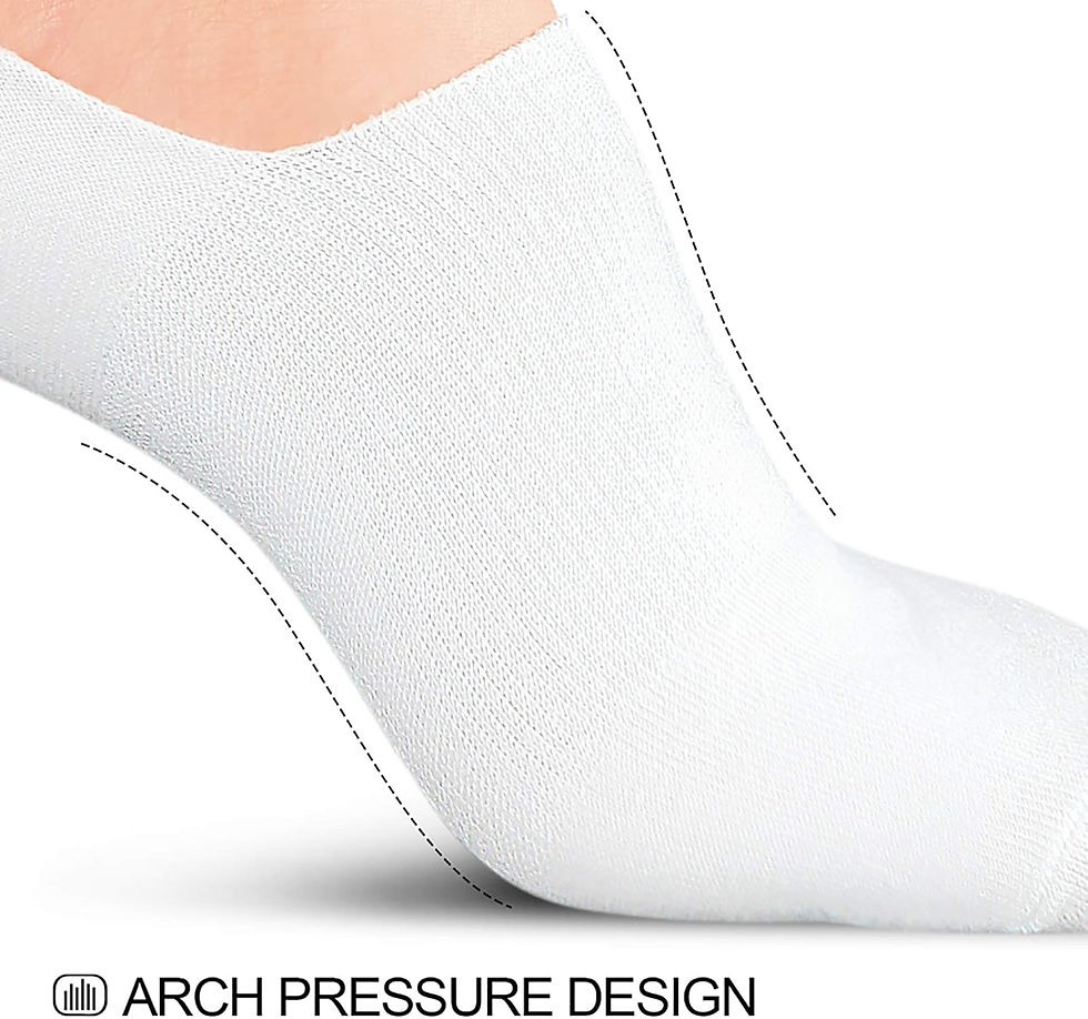 Thumbnail: wernies No Show Socks Women Low Socks Non Slip Flat Boat Line 4/8 Pairs