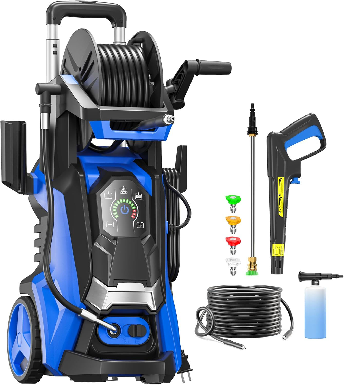 Electric Pressure Washer 5000 PSI 3.5 GPM Power Washer Touch Screen Adjustable