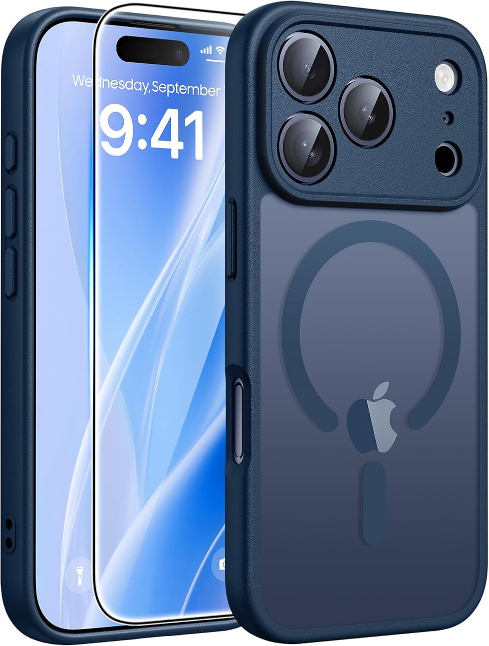 Thumbnail: FNTCASE for iPhone 16 Pro Case: [Compatible with Magsafe] Translucent Matte Cas