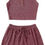 Thumbnail: SheIn Women's 2 Piece Sleeveless Button Crop Tank Tops and Shorts Lounge Set