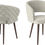 Thumbnail: Ottomanson Dining Chair, Set of 2, Grey with Gold Legs