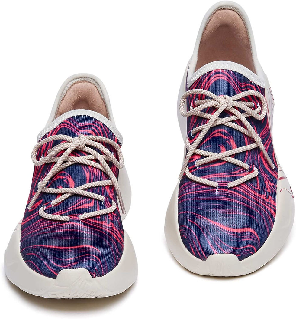Thumbnail: UIN Women's Fashion Sneakers Lightweight Walking Casual Slip Ons Comfortable Ar