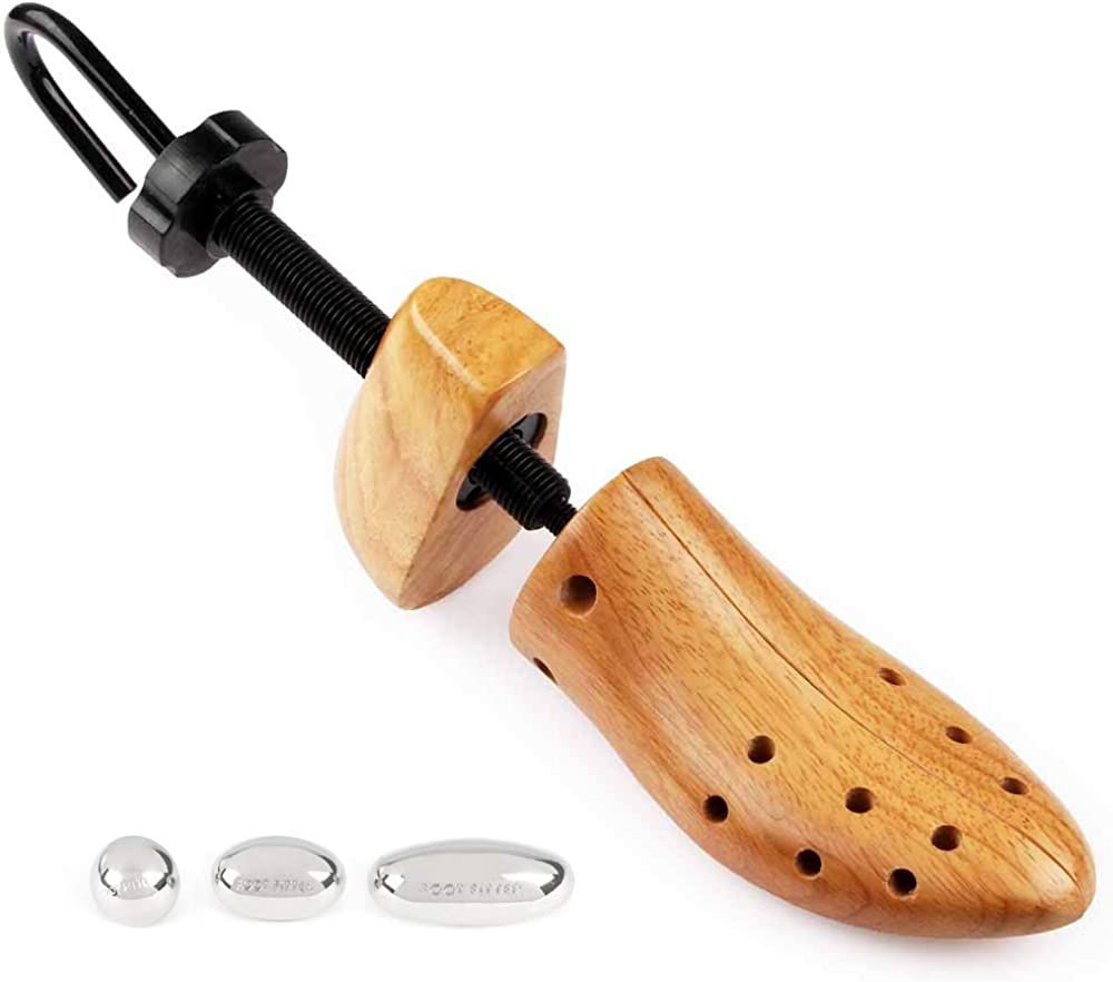 FootFitter Professional 2-Way Shoe Stretcher - Stretches Length & Width, Durabl